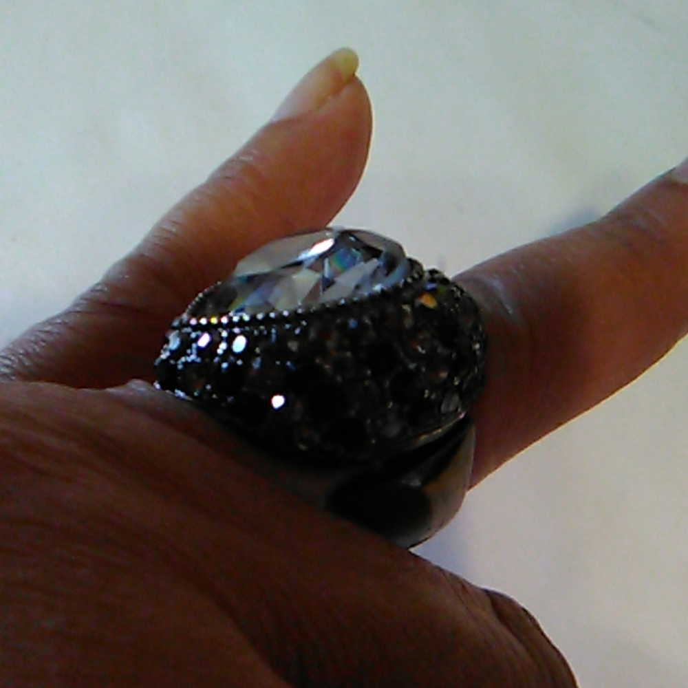 Smoky heart Ring - Picture 3 of 6
